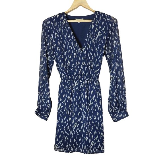 Moon River Dresses & Skirts - Moon River Women's Faux Wrap Dress with Gold Flakes Size Large